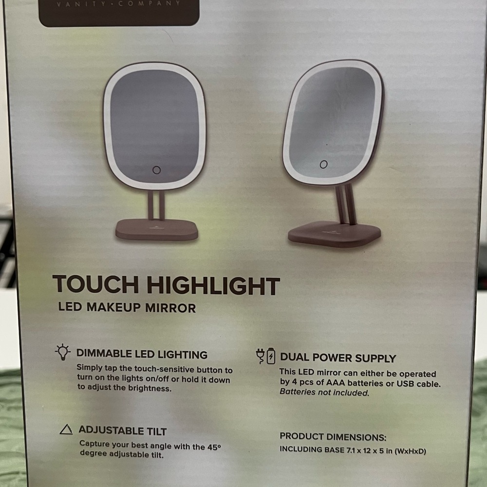 Touch Highlight Led Vanity Mirror - image 1
